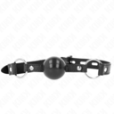 BALL GAG 4 CM TPE BLACK