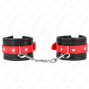 BLACK WRIST RESTRAINTS WITH STRAP RO