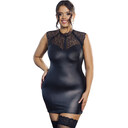 SEXY LEATHER DRESS S/M