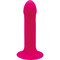 Silicone Vibrating Dildo with Suction Cup and Dual Density