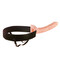 Elastic easy-fit harness with hollow dildo