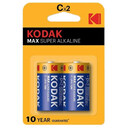 MAX ALKALINE BATTERY C LR14 BLISTER