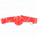 MORDAZA DE BOLA 4.5 CM ROJA DU