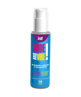 SLIDE AND VIBE Lubrifiant effet vibrant saveur mûre