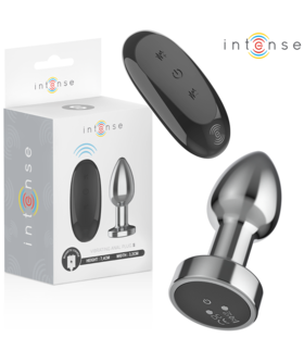 METALERO Plug anal de aço com controlo remoto