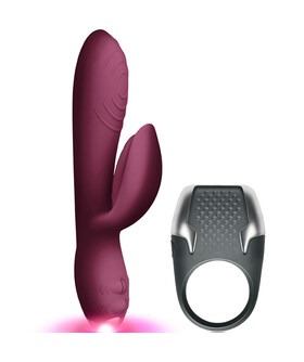 SPIRIT Y TYRO Kit con doppio vibratore e anello vibrante per il piacere di entrambi