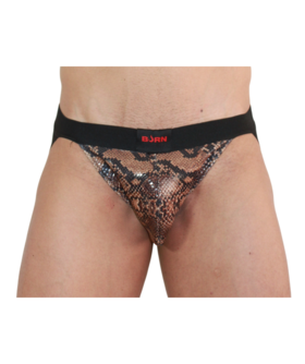 JOCK SNAKE Jockstraps elegantes com padrão de cobra