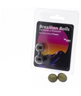 GEL DE POTENCIACIÓN 2 boules brésiliennes explosion d'arômes excitant effet puissant gel