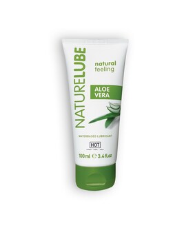 HOT NATURE- LUBRIFICANTE NATURALE Lubrificante a base d'acqua con aloe, idratante e senza profumo