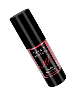 FRAISE SENSATION Huile de massage stimulante avec effet chauffant