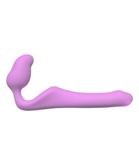 ARNÉS SIN SUJECIÓN DE SILICONA Dildo strap-on innovador de silicona suave y uso sin correas