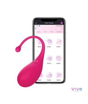 ADRIEN LASTIC PALPITATION Ovo vibratório recarregável via USB, com controlo remoto, 9 modos