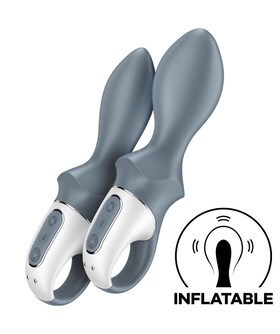AIR PUMP BOOTY 1 Vibrador insuflável ajustável com 12 modos, silicone seguro