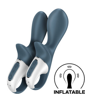 SATISFYER AIR PUMP BOOTY Vibratore ergonomico con funzione gonfiabile e 12 modalità