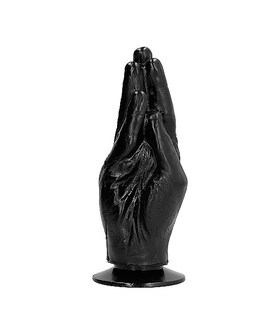 ALL BLACK DILDO FISTING 21 Dildo ergonómico para fisting avanzado, compatible con agua