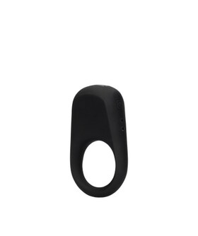 BLACK INTENSO Anillo vibrador multivelocidad en silicona, carga usb, unisex