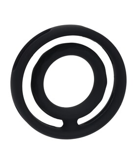 ANEL O seu design com duplo anel, que envolve o pénis e os testículos, permite uma experiência 