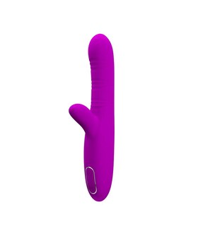 ANGELIQUE Vibrador duplo com 12 modos de vibração e 4 movimentos tipo 