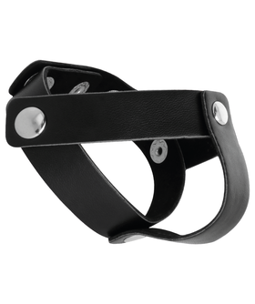 DARKNESS COCK Anillo erótico para pene y testículos de piel