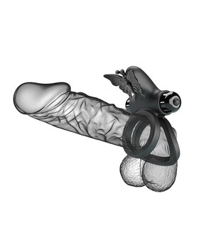 PASSIONATE RING IX Anillo vibrador de silicona para placer sexual