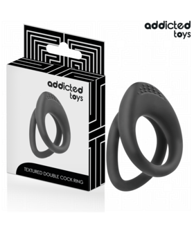 TEXTURE DOUBLE Anillo texturizado doble, mejora la erección y el placer