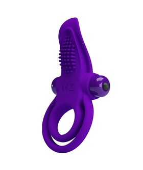 ANEL VIBRADOR PARA PÊNIS MORA Anel vibratório de silicone com 10 modos, ideal para casais