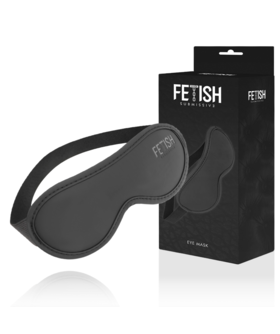 MASQUE CUIR VÉGÉTALIEN II Masque fétiche soumis en cuir végétalien ajustable