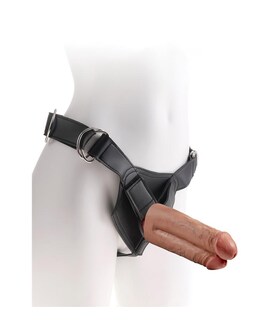 TAN Arnés con Dildo Doble 7 Bronceado
