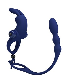 SAUT DE PLAISIR Anneau pénien et plug anal vibrant