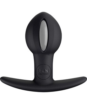 B BALL UNO GREY/BLACK Bola anal inovadora projetada para provocar sensações intensas a cada movimento.