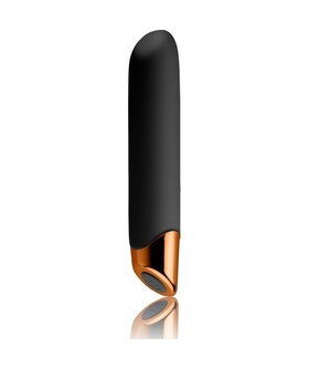 CHAIAMO Vibrador reto em silicone, 10 modos, recarregável e submersível