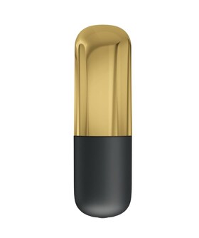 BALA VIBRATORIA ¡mini bala masajeadora dorada con 12 funciones!