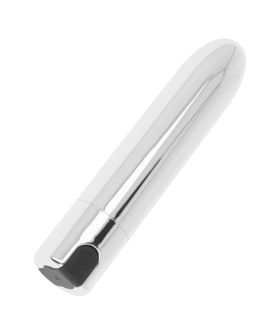 SILVER METAL Pequeña bala vibradora para estimular zonas sensibles