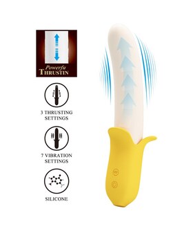 BANANA Vibromasseur multifonction en silicone banana geek pretty love