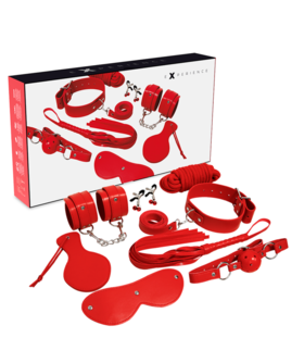 SERIE RED Kit bdsm para explorar el placer con accesorios