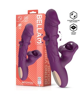 BELLA <h1>Vibrador com Dupla Bola Estimulante e Mordiscante com 3 Motores</h1>

Estás preparado 