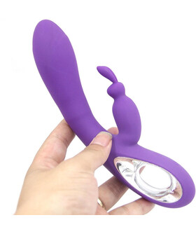 BELLA VIBRADOR RABBIT PULL RIN Vibrador elegante, recarregável e à prova de água com 9 modos
