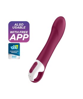 SATISFYER BIG HEAT Descobre o Vibrador Big Heat com Efeito de Calor, Compatível com a App Satisfyer Connect!
