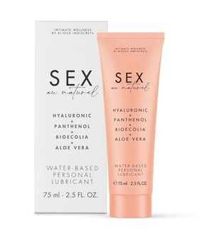 SEX NATURAL BIJOUX - LUBRIFICANTE PESSOAL BASE AQUOSA 75 ML