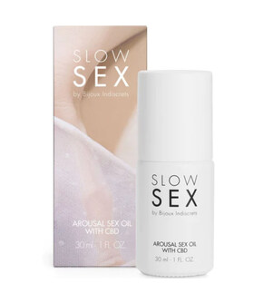 BIJOUX SLOW SEX  Aceite sexual con CBD, natural, antiinflamatorio, relajante