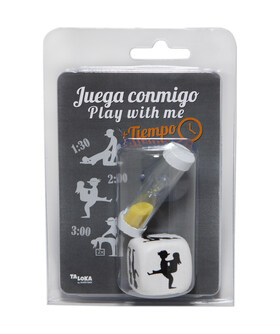 DICE HETERO COUPLE Erotic dice with hourglass: Spice up your time together