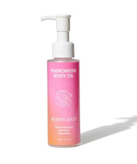 SUNNY DAZE Huile corporelle végan aux phéromones et notes florales