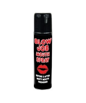 BLOW JOB Spray bucal sin azúcar con sabor refrescante a menta