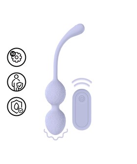 BEAD KEGEL BOULES VAGINALES BEAD KEGEL AVEC VIBRATION ET TÉLÉCOMMANDE LAVENDER LO