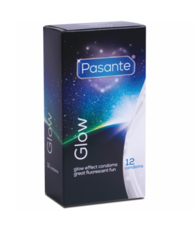 SHINE Glow-in-the-dark latex condoms, 53 mm