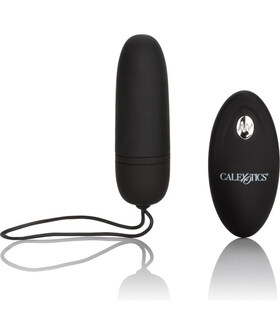 BULLET REMOTE VIBRANT Vibromasseur en silicone avec télécommande noire