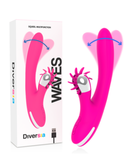BUNNY WAVES Vibrador Diversia Bunny Waves: estimulação do ponto G