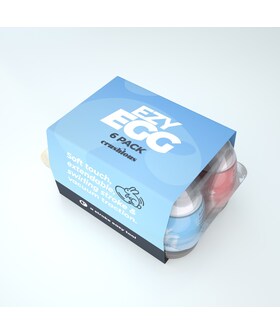 EZY EGG Certo, aquí tienes la adaptación al italiano:

6 masturbatori con texture uniche; discreti