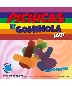 PICHICAS LGTB Penis-shaped candies, perfect for spicing up those naughty parties!