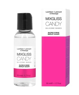 CANDY Lubrificante al silicone al profumo di caramello, 2 in 1